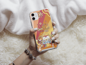 Retro Hippie Phone Case – Grow Your Own Way 70s Groovy Style