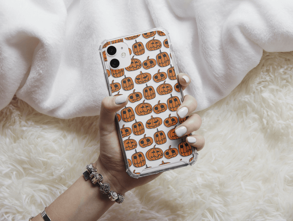 Jack O Lantern Phone Case – Spooky Pumpkin Faces for Halloween Fun