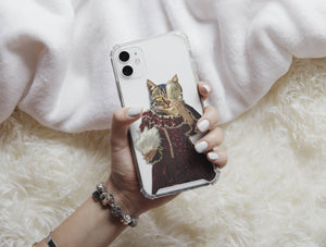 Funny Pet Portrait Phone Case – Personalized Regal Dog Artwork