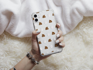 Funny Poop Phone Case – Cute Emoji Bathroom Humor