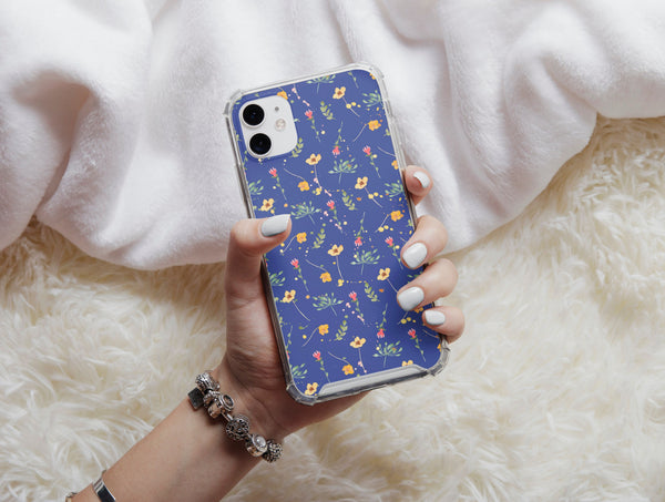 Colorful Wildflower Phone Case – Cottagecore Floral & Botanical Design