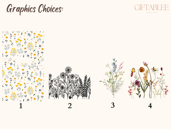 Wildflower Name Phone Case – Floral Gift for Flower Lovers