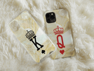 King And Queen Print Phone Case – Royal Couples