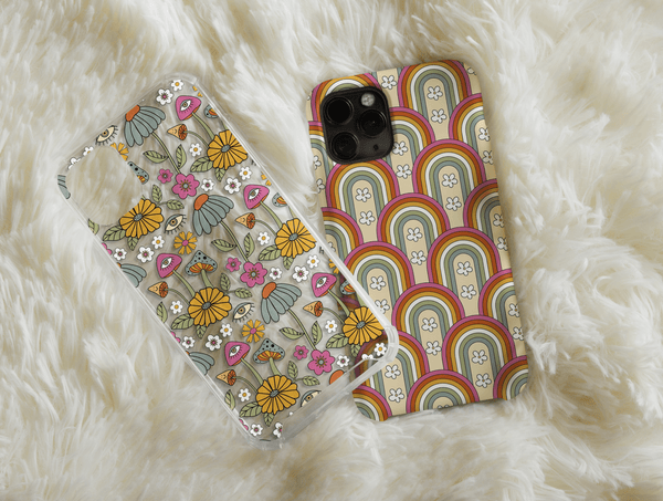 Retro Patterns Phone Case – For Retro & Boho Lovers