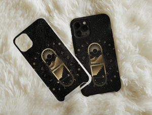 Esoteric Celestial Phone Case – Mystical Astrology Moon Design