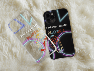 Forever In 2 Player Mode Phone Case – Matching Gamer Couple Case