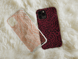Line Art Pattern Phone Case – Abstract Minimalist & Modern Artistic Design