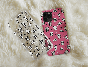Kawaii Panda Phone Case – Cute Cartoon Panda Pattern & Pastel Animal Design