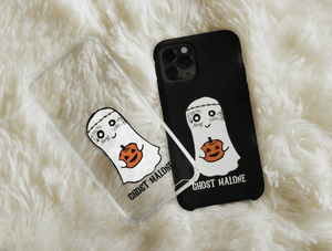 Ghost And Pumpkin Phone Case – Funny Ghost Halloween Phone Cover