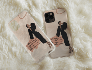 Black Boss Lady Phone Case – Chic Inspirational Quote Design