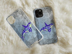Orca Art Phone Case – Colorful Artistic Whale Ocean Design