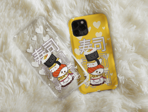 Funny Kawaii Phone Case – Cute Smiling Sushi for Food Lovers