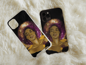 Cosmic Beauty – Afro Girl Phone Case