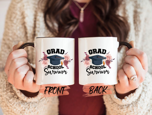 Grad School Mug, Graduation Masters Degree High School Grad Mug For Women Graduation Gift, Grad Mug, Graduation Gifts Mug, Graduation Mug