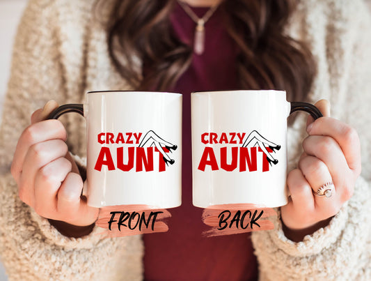 Crazy Aunt Mug, Aunt Mug For Auntie National Aunt’s Day, Gifts For Aunts, Great Aunt Gift, Cool Aunt Mug, Funny Aunt Gift, Aunt Life For Her