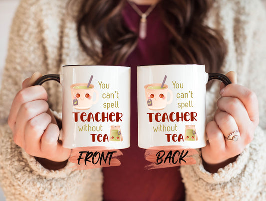 Cant Spell Teacher Mug, School Teacher Gifts Mug For Men & Women Teachers Day, Teacher Gifts, Teacher Appreciation Gifts, School Teacher Mug