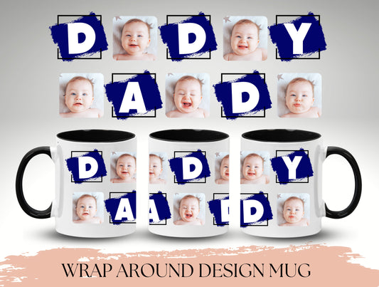 Daddy Mug, Fathers Day Gift Mug For Dad, Personalized Dad Mug, Father Daughter Gift, First Fathers Day, Best Dad Ever Mug, Papa Birthday Mug