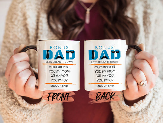 Enough Said Mug, Coolest Step Dad Mug For Bonus Dad Fathers Day, Bonus Dad Gift, Bonus Dad Mug, Best Bonus Dad Ever, Step Father Mug Gift