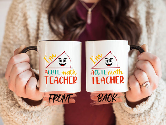 Math Teacher Mug, School Teacher Gifts Mug For Men/Women Teachers Day, Math Teacher Gift, Funny Teacher Mug, Teacher Coffee Cup For Him/Her