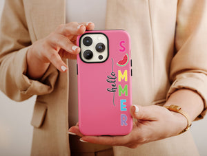 Hello Summer Phone Case – Colorful Watermelon & Custom Summer Design