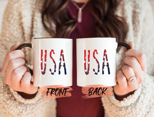 Happy Independence Day Mug, 4th Of July American History For Patriot Independence Day, America Flag Mug, USA Flag Mug, Veteran Day Mug