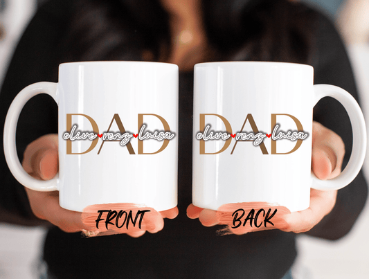 Dad Mug, Fathers day Mug For Daddy To Be Anniversary Gift, Dad Gift, Best Dad Mug, Dad Coffee Cup, Best Daddy Mug, Luckiest Dad Mug For Papa
