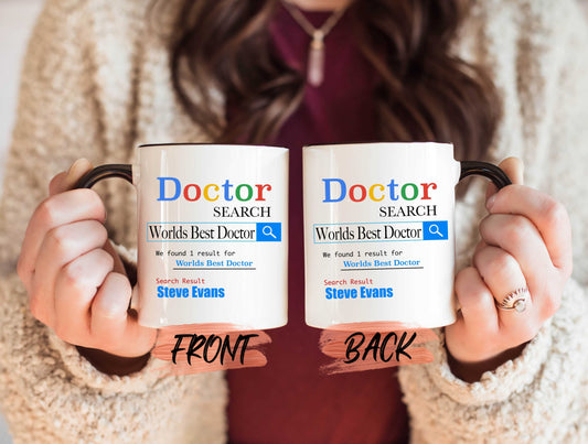 Worlds Best Doctor Mug, Dr. Phd Mug For Men & Women Birthday, Doctor Name Mug, Custom Doctor Mug, Funny Doctor Mug For Doctors