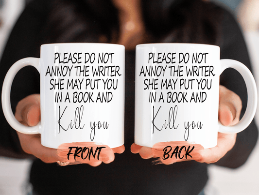 Gifts for Writers, Please Do Not Annoy The Writer Mug Gift For Writers' Birthday, NaNoWriMo, Writer Gift, Authors Mug Gift For Writer