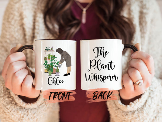 Plant Whisperer Mug, Plant Mom For Wife Mothers Day, Plant Lady Mug,Pot Head Mug, Plant Mug, Custom Plant Lover Mug, Houseplant Mug For Her