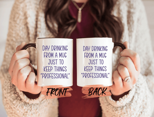 Day Drinking Mug, Office Humor Mug For Coworkers’ Christmas Gift, Funny Coworker Gift, Funny Work Gift, Funny Coworker Mug For Men And Women