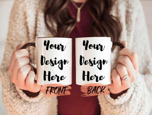 Your Design Here Mug, Design Your Own Mug For Men And Women Birthday Gift, Customized Mug, Custom Text Mug, Custom Image Mug For Anniversary