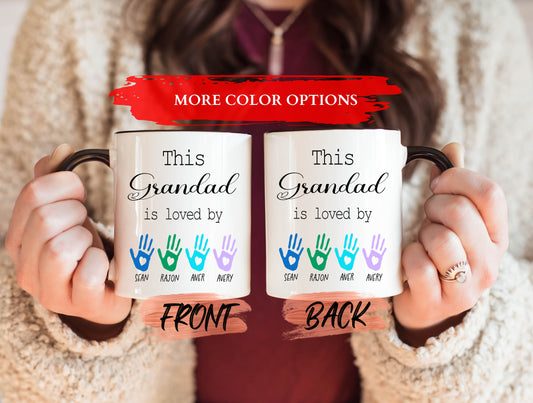 Grandad Mug, Grandpa Gift Mug For Grandad Father’s Day, Custom Coffee Mug, Dad To Grandad Mug, Grandaddy Coffee Mug, Cool Grandpa Mug Gift
