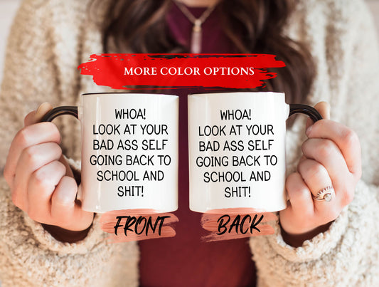 Going Back To School Mug, Back To School Mug For 2023 School Year Gift, Funny School Mug, Funny Student Mug, First Day Of School 2023 Mug