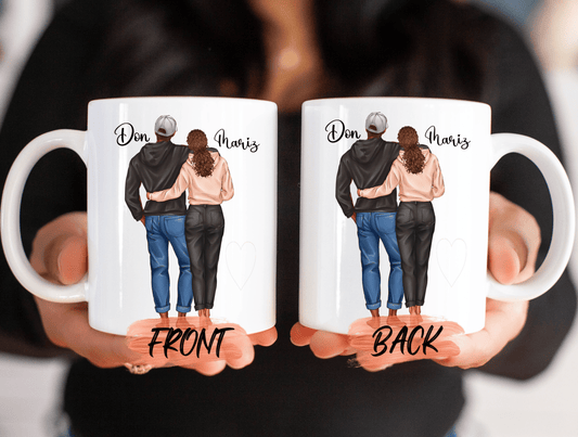 Wedding Gift, Personalized Couple Mug For Couples’ Anniversary Gift, Couple Mug, Anniversary Mug, Custom Anniversary Mug For Men And Women