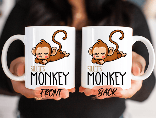 Monkey Mug, Custom Monkey Mug For Friends’ Birthday Gift, Monkey Gift, Monkey Lover Gift, Funny Monkey Gift For Men And Women