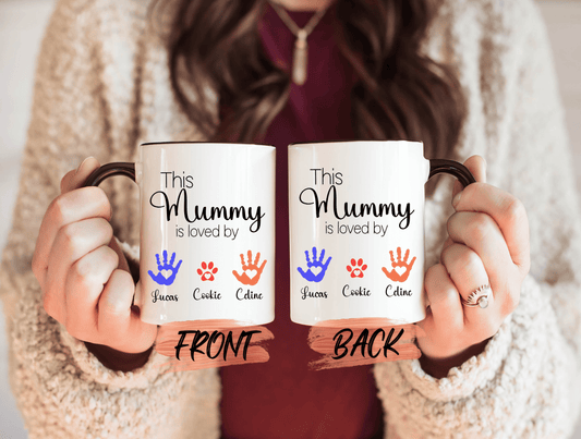 Personalized Mum Mug, Mama Mug For Mums’ Christmas Gift, Mama Coffee Mug, Fur Mom Mug, Mama Cup, Personalized Mom Life Mug For Women