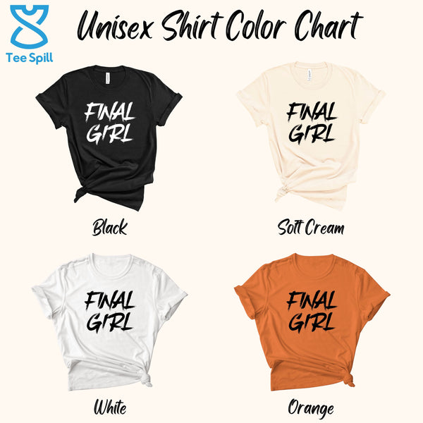 Final Girl Shirt – Distressed Horror Movie Graphic Tee