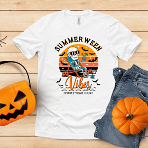 Summerween Vibes – Spooky Season Shirt for Halloween Lovers