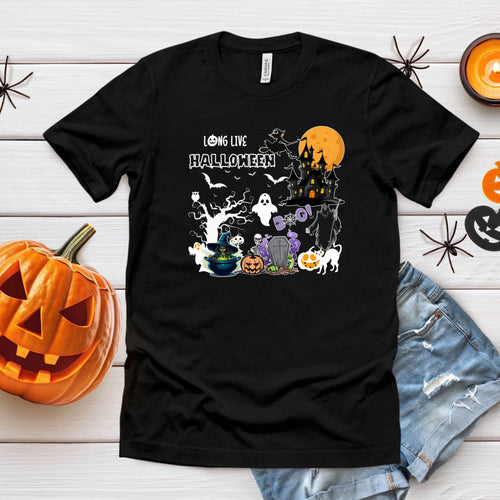 Long Live Halloween Tee – I Love Halloween Shirt for Spooky Season Fans