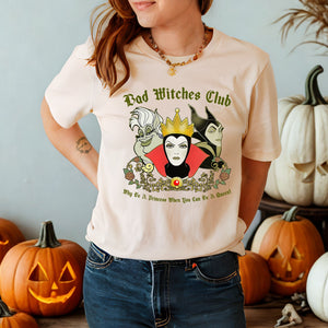 Bad Witches Club Shirt – Disney Villains Tee for Halloween Queens