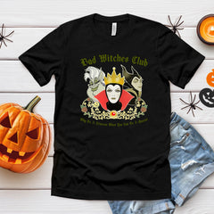 Bad Witches Club Shirt – Disney Villains Tee for Halloween Queens