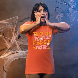 Take Me To The Pumpkin Patch Shirt – Retro Fall Vibes for Autumn Lovers