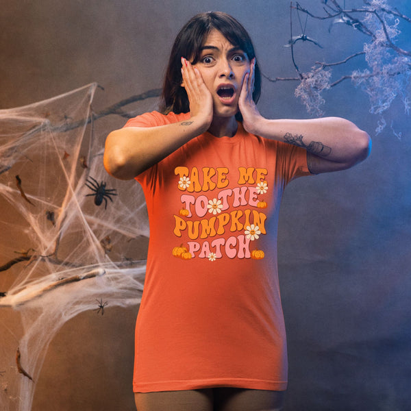 Take Me To The Pumpkin Patch Shirt – Retro Fall Vibes for Autumn Lovers