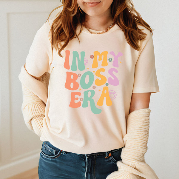 Groovy & Proud – In My Boss Era Shirt for Confident Women