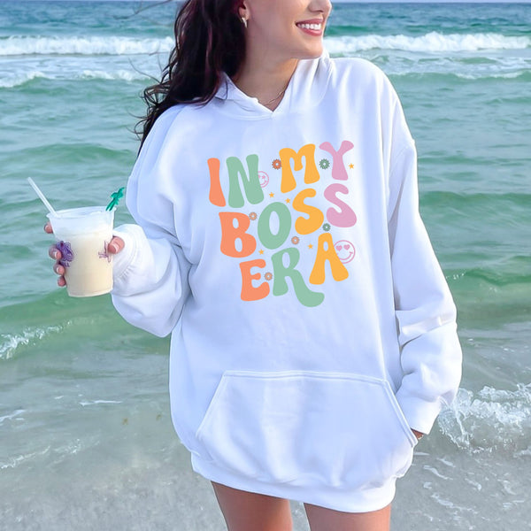 Bold & Cozy – In My Boss Era Hoodie for Confident Women