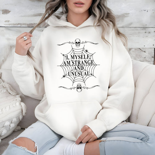 Beautifully Strange – I Myself Am Strange And Unusual Hoodie for Spooky Souls