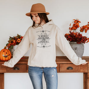 Beautifully Strange – I Myself Am Strange And Unusual Hoodie for Spooky Souls
