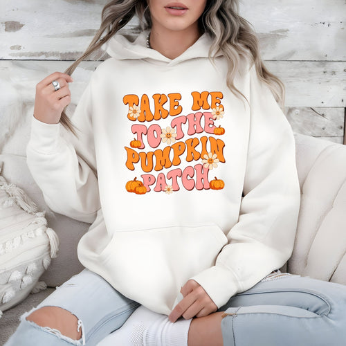 Snuggle Season Starts Here – Take Me To The Pumpkin Patch Hoodie