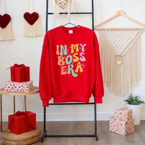 Power & Comfort – In My Boss Era Sweatshirt for Women Leaders