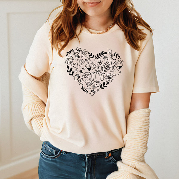 Fall in Love – Halloween Thanksgiving Shirt for Autumn Lovers